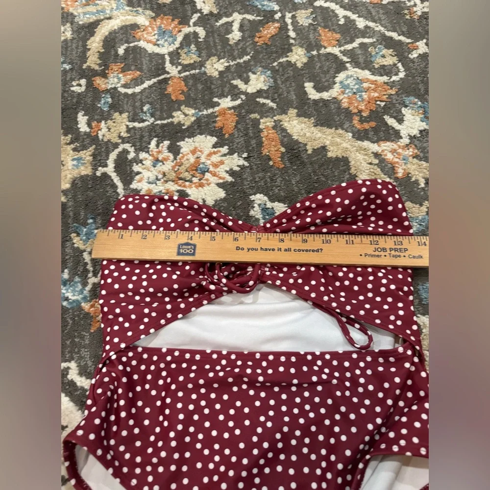 Women’s‎ Cut Out One Piece Poka Dot One Piece